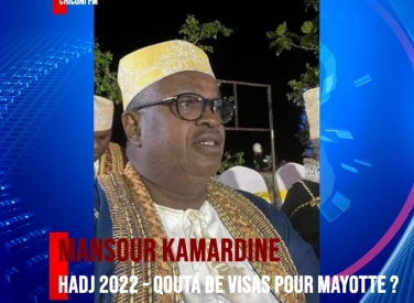 Le député Mansour Kamardine Communique - Hadj 2022 - rétablissement en urgence du quota de visas pour les Mahorais