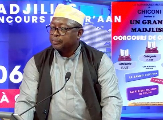 Chiconi FM-TV - Avec l'annonce du Madjiliss du 06 janvier 2024 à Chiconi